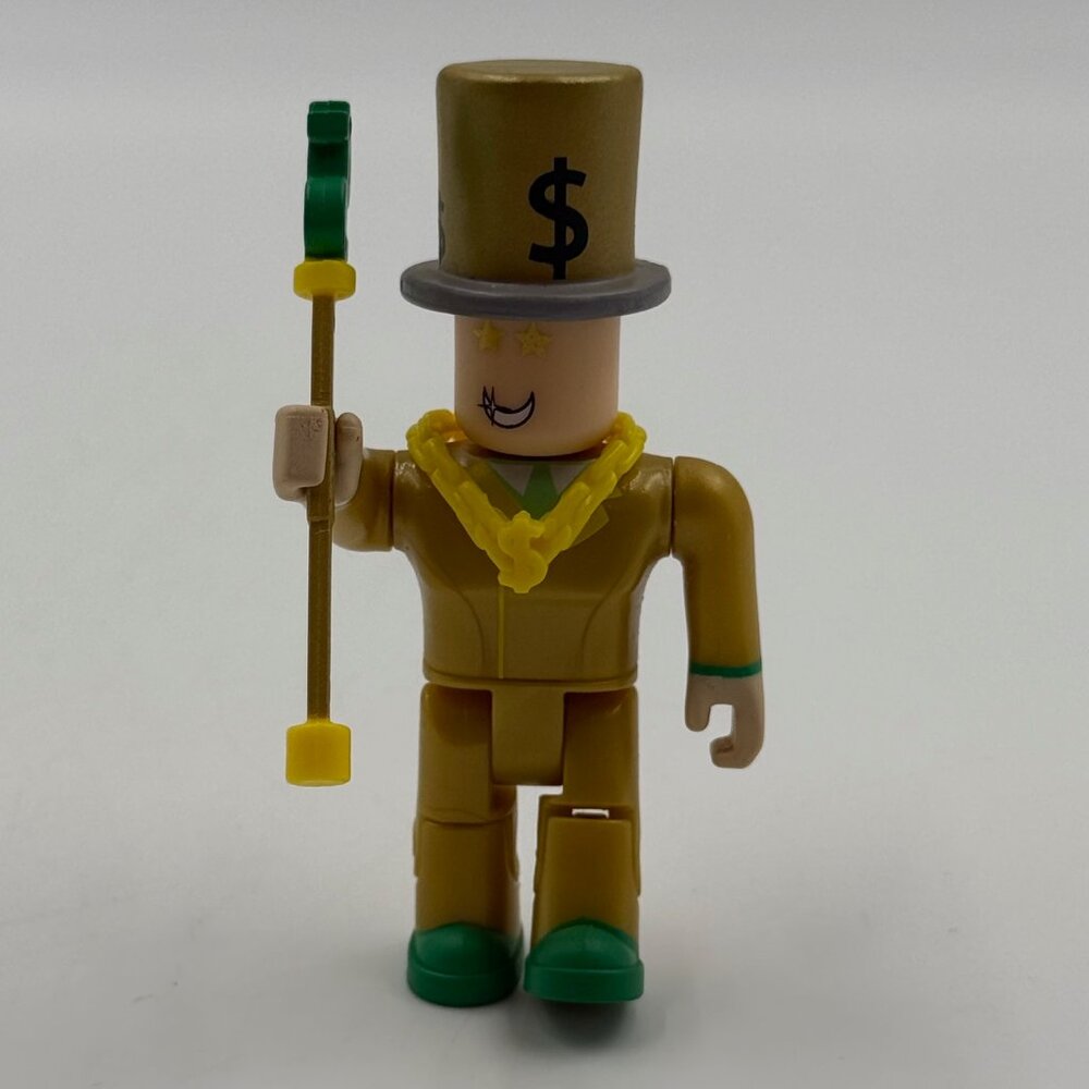 ROBL0X MR. BLING BLING Figure Gold Hat Necklace Money Staff NO CODE